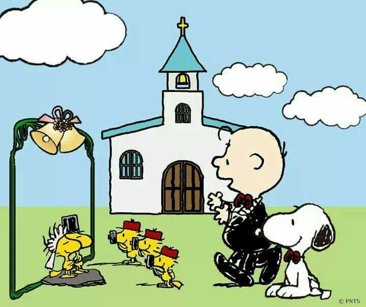 Snoopy wedding